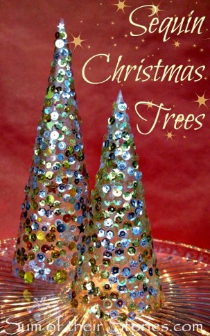 Sequin Christmas Trees 3