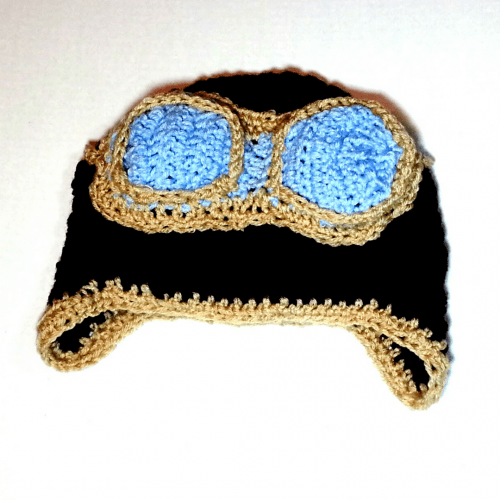 Crochet Aviator Hat