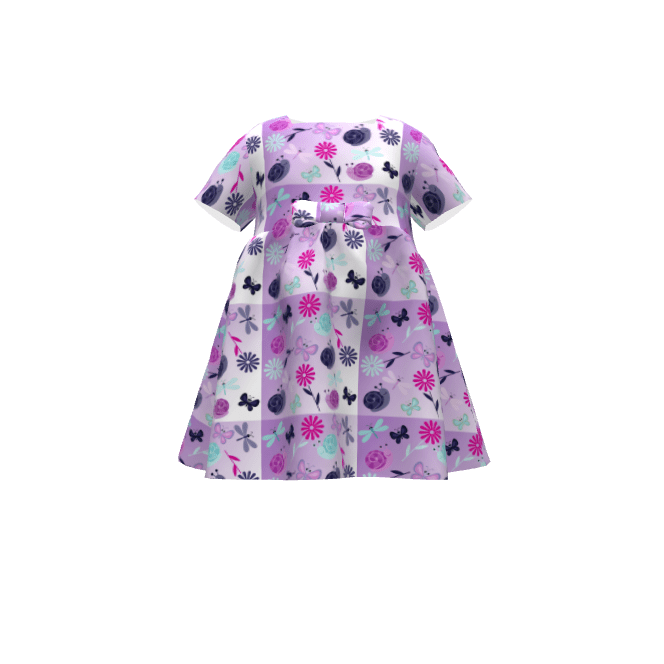 mini hula dress LaCartera Design